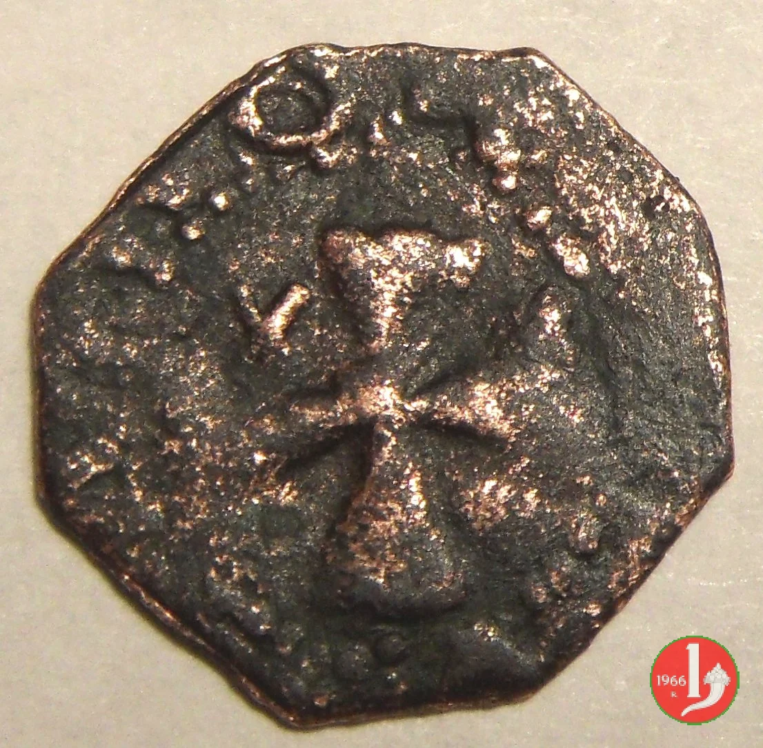 Denaro piccolo con testa di Ges&uacute; 1200-1400 (Roma)