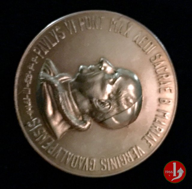 Rosa d'Oro al Santuario N.S. Guadalupe 25-3-66 -MM204 1966