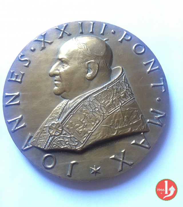 Elezione al Pontificato - Oboedientia et Pax 80mm -Mo2 1958