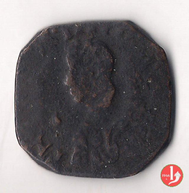 Grano con stemma a lati dritti, curvi ed ornati 1636 (Napoli)