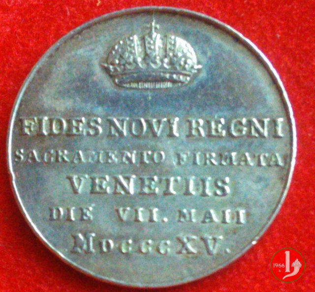 Incoronazione -Fides novi regni 1815 -T6 1815 (Milano)