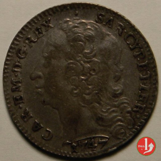 Lira III tipo 1747 (Torino)