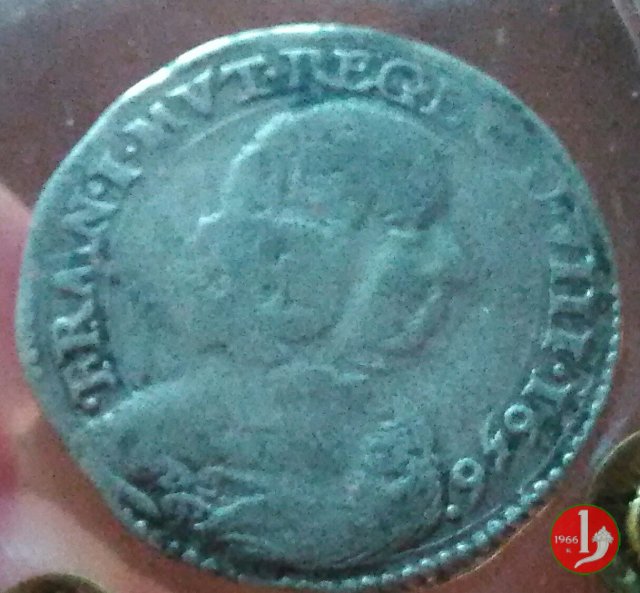 Mezza Lira con data 1656 (Modena)