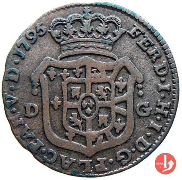 Mezza lira di Piacenza 1795 (Parma)