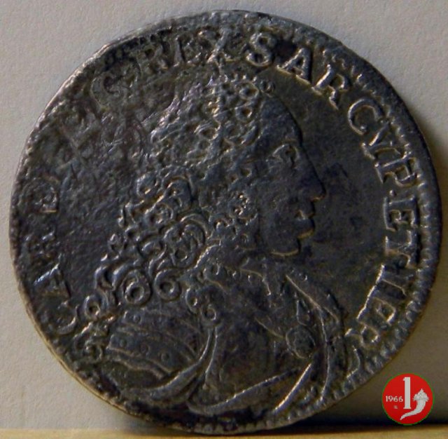 Mezza lira I tipo 1733 (Torino)