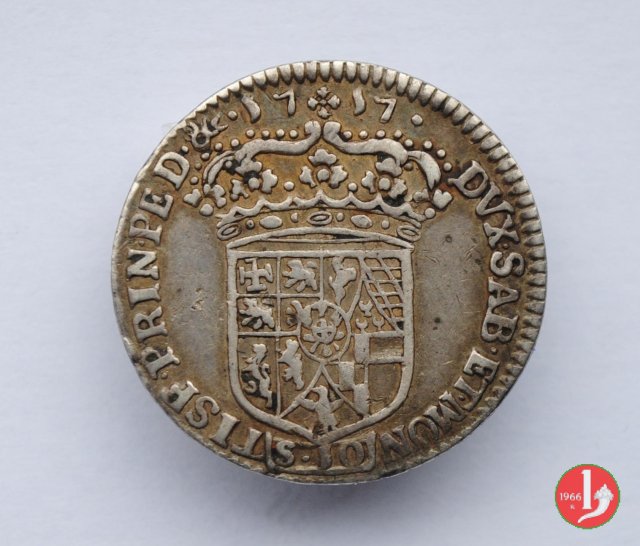 Mezza lira 1717 (Torino)