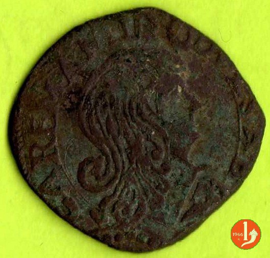 Mezzo soldo III tipo 1646 (Biella:Ivrea)