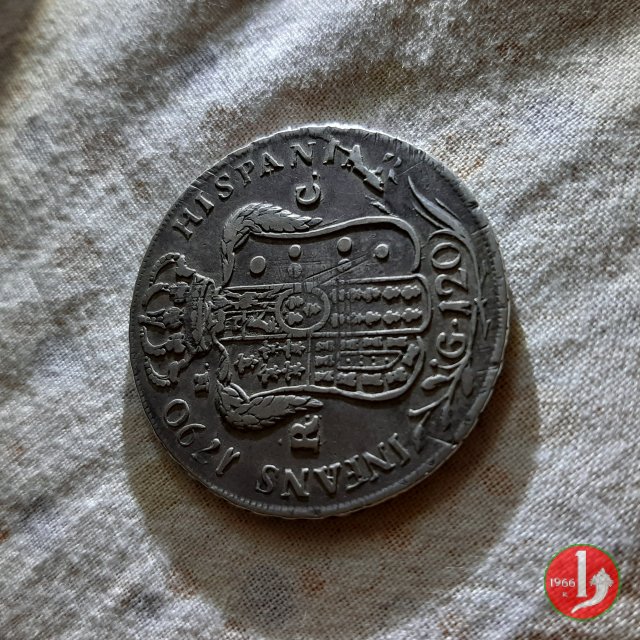 Piastra con stemma 2° tipo 1790 (Napoli)