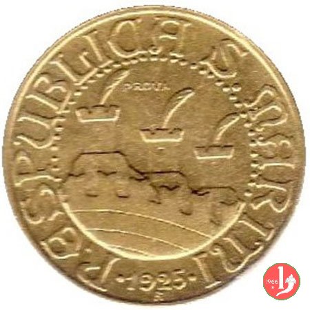Prova 10 lire 1925 1925 (Roma)