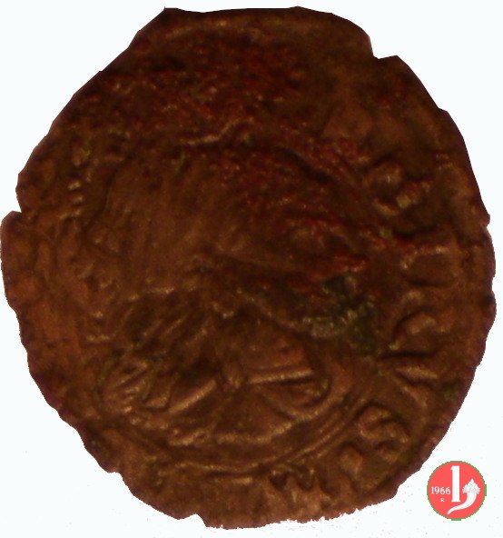 Quattrino (chiavi e S.Pietro - var.) 1572-1585 (Macerata)