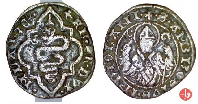 Soldo (II tipo) 1450-1466 (Milano)