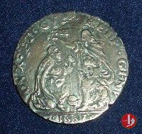 Testone della benedizione II tipo 1557 (Genova)