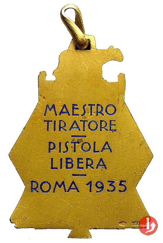 Tiro a Segno -Maestro Tiratore - Roma -C98 1935