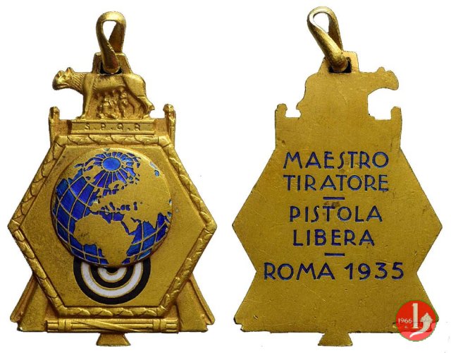 Tiro a Segno -Maestro Tiratore - Roma -C98 1935