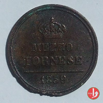 ½ Tornese 1839 (Napoli)