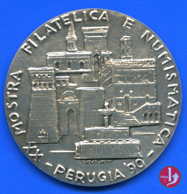 XX Mostra Filatelica e Numismatica Perugia 1990 1990