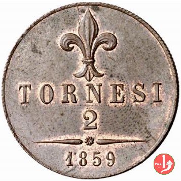 2 Tornesi 1859 (Napoli)