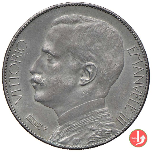 prima prova 100 lire 1907 1907 (Johnson)