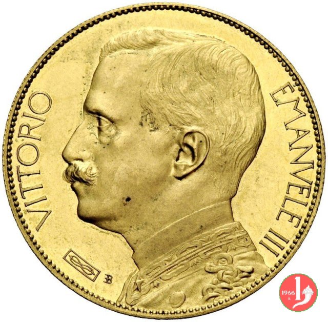 prima prova 100 lire 1907 1907 (Johnson)