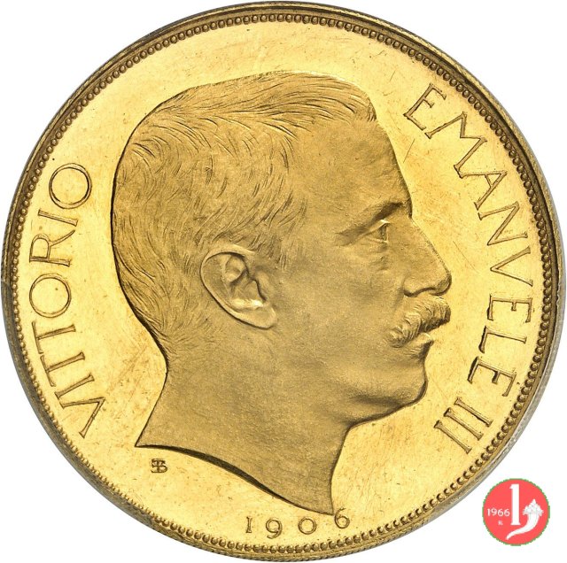 progetto 100 lire 1906 1906 (Johnson)