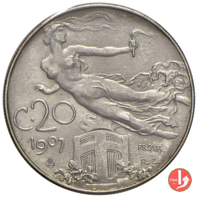 progetto 20 centesimi 1907 1907 (Johnson)