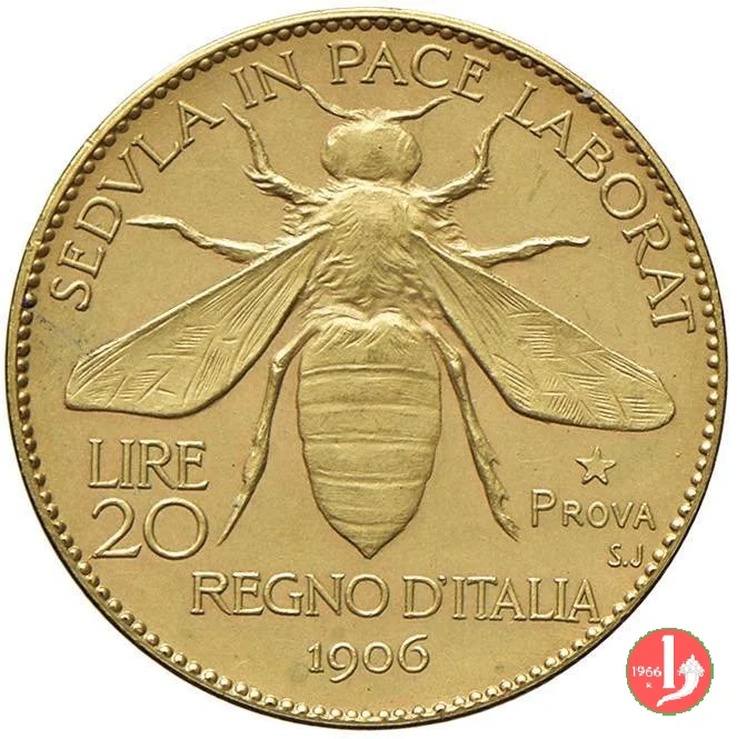 progetto 20 lire 1906 1906 (Johnson)