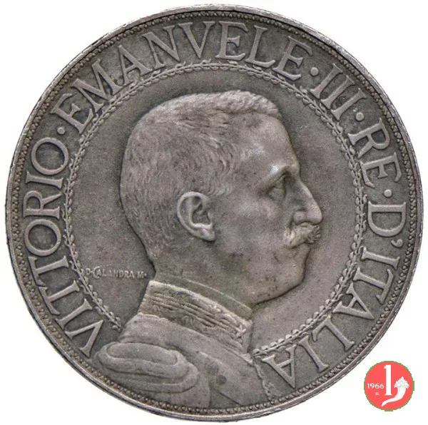 progetto 2 lire quadriga veloce 1908 (Roma)