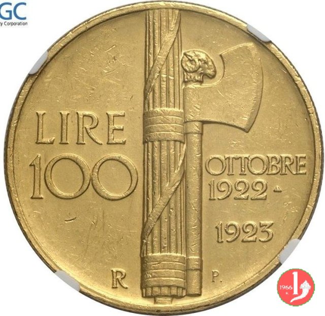 prova 100 lire fascio 1923 (Roma)