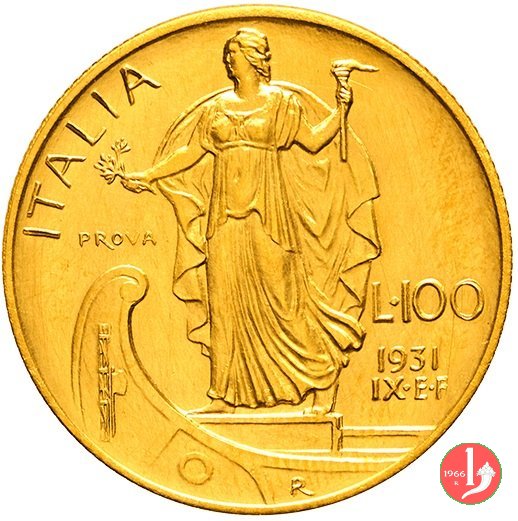 prova 100 lire prora 1931 (Roma)