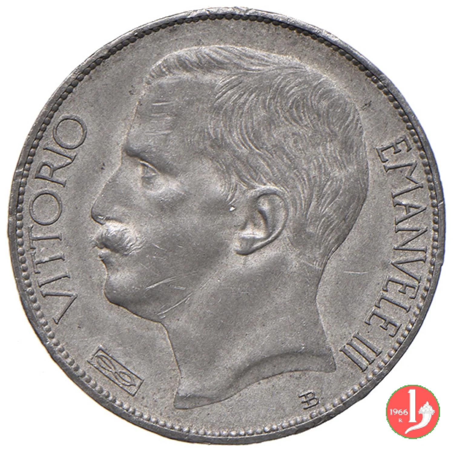 prova 20 lire 1907 1907 (Johnson)