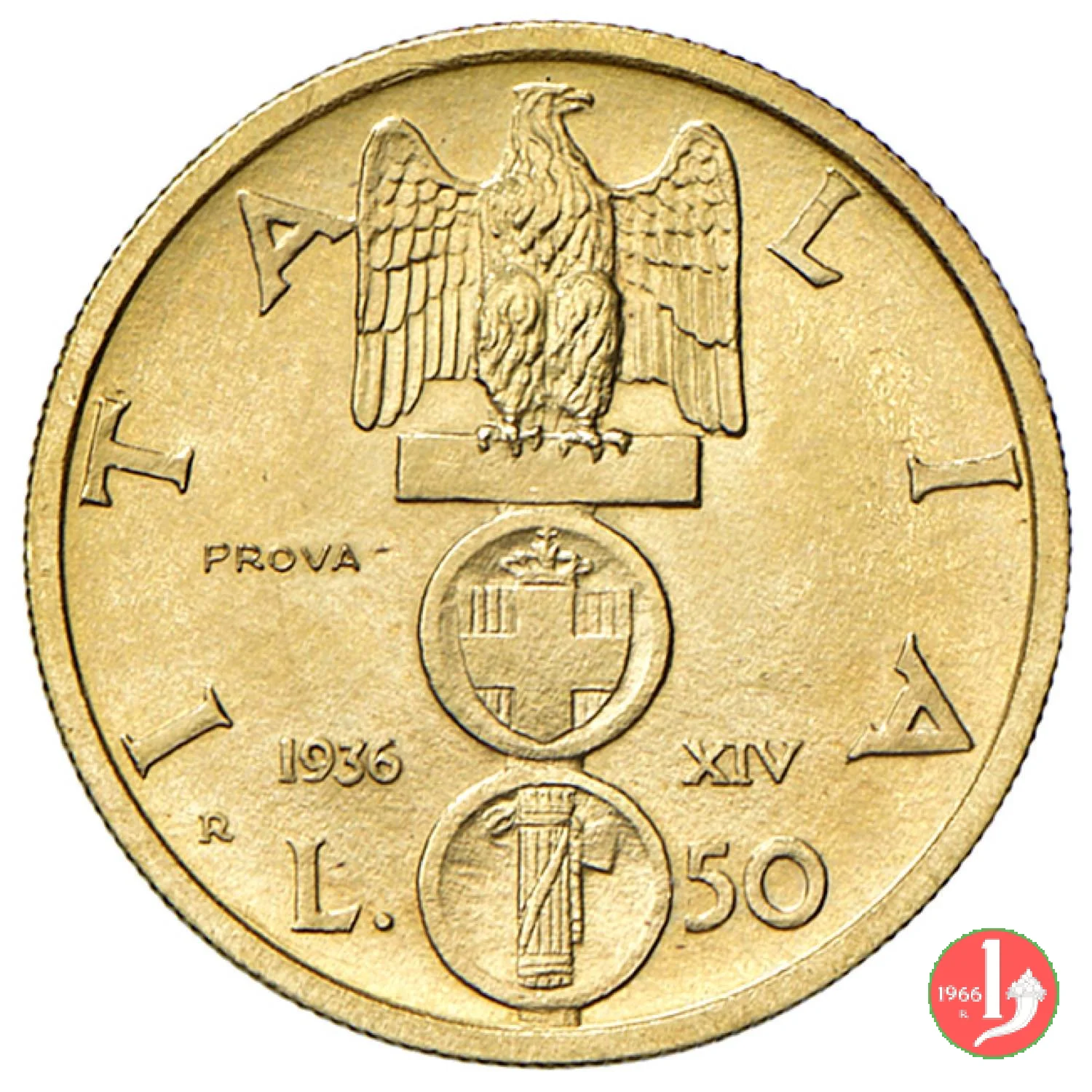 prova 50 lire impero 1936 (Roma)