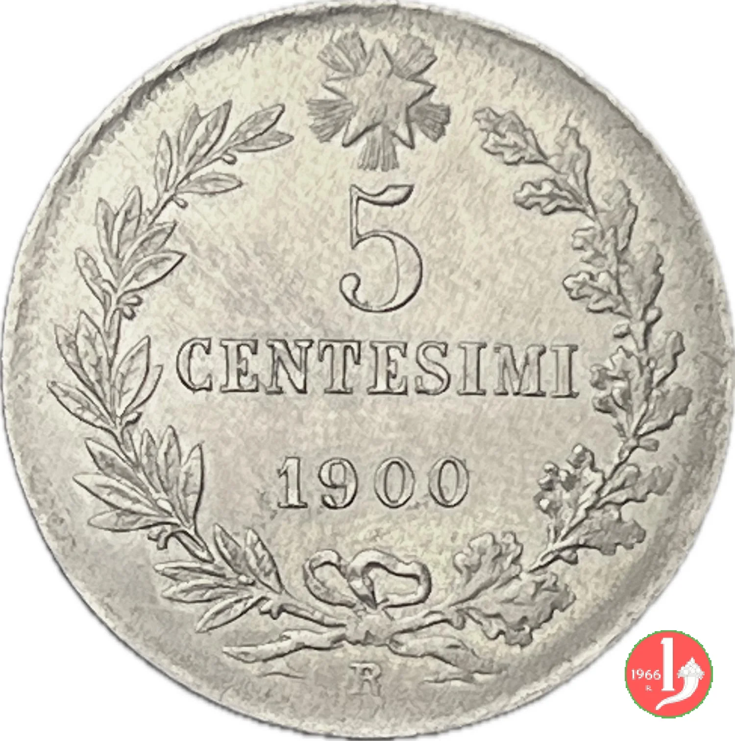 prova 5 centesimi 1900 (Roma)