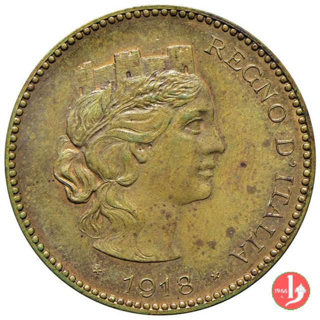 prova fuoriclasse 25 centesimi 1918 1918 (Johnson)