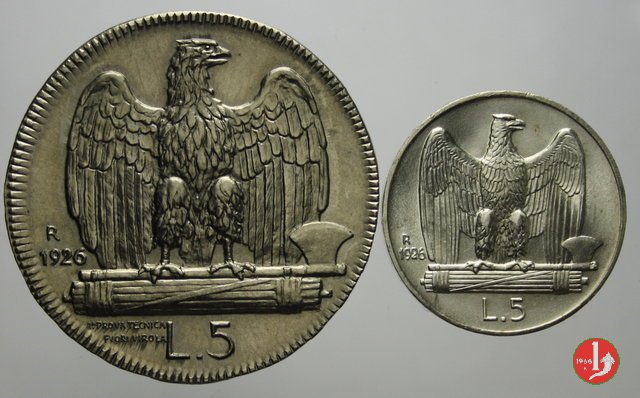 prova tecnica 5 lire 1926 (Roma)