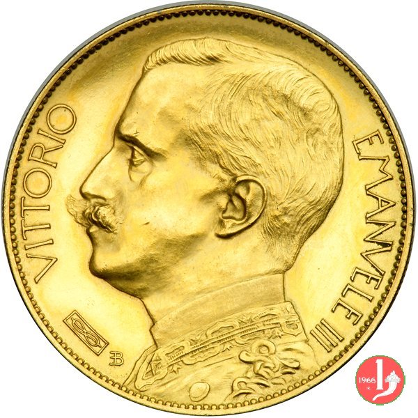 seconda prova 100 lire 1907 1907 (Johnson)