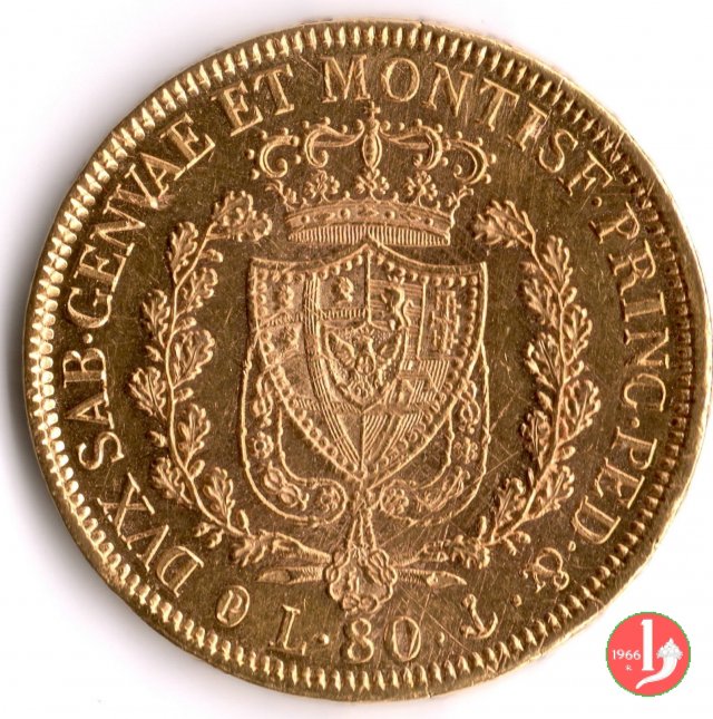 80 lire 1829 (Genova)