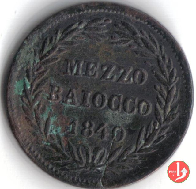 Mezzo Baiocco 1840 (Bologna)