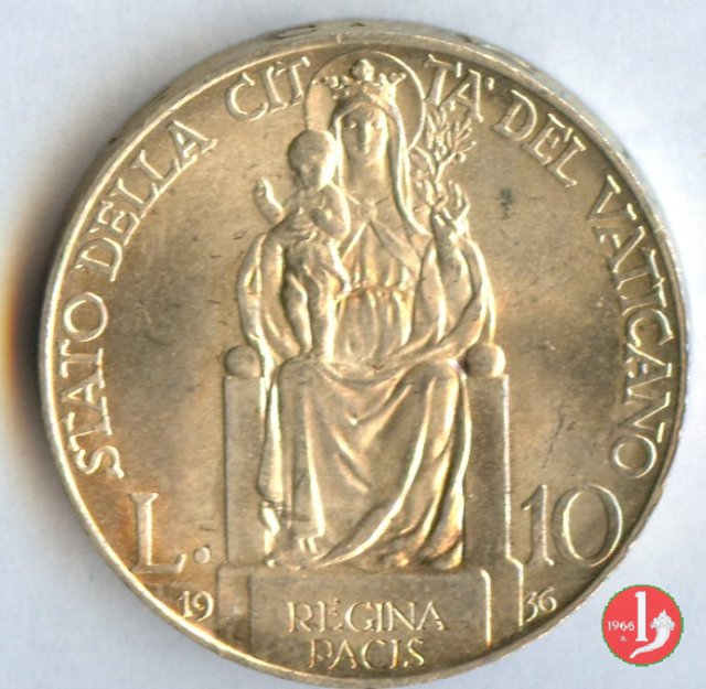 10 lire 1936 (Roma)