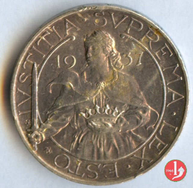 10 lire 1937 (Roma)