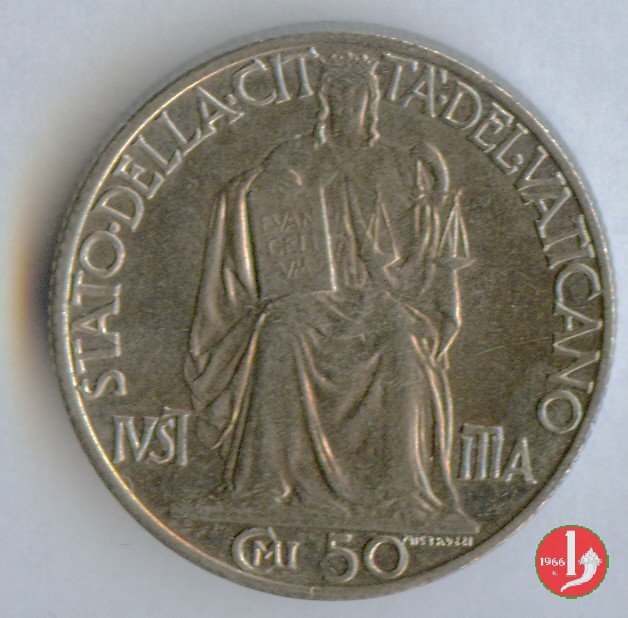 50 Centesimi II Tipo 1942 (Roma)