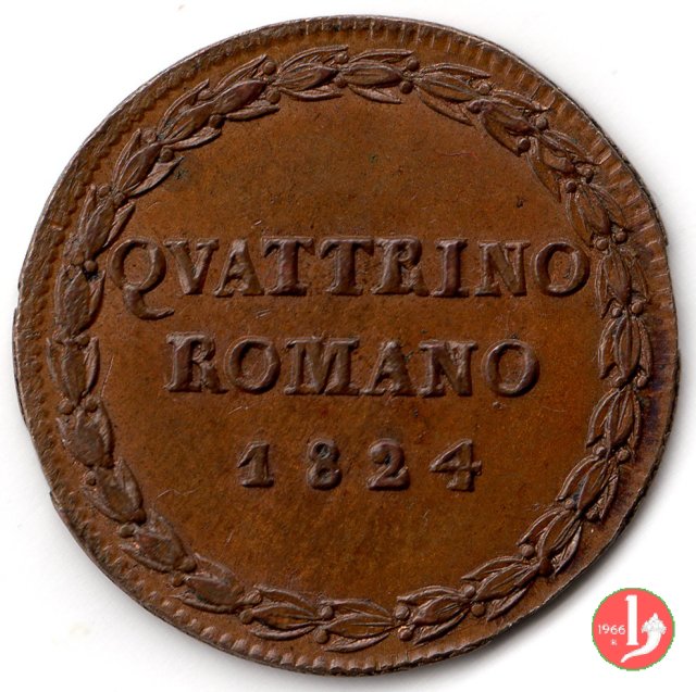 Quattrino 1824 (Bologna)