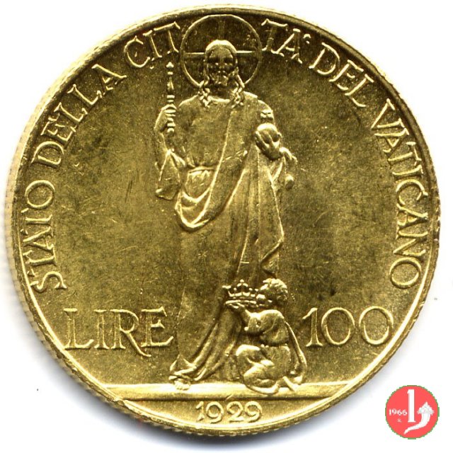 100 lire 1929 (Roma)