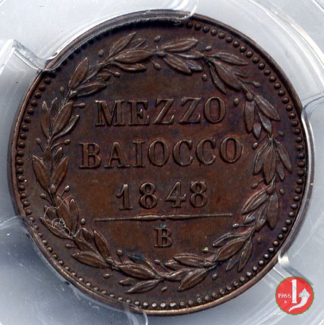 1/2 baiocco 1848 (Bologna)