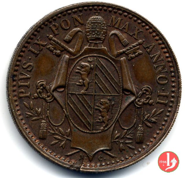 1/2 baiocco 1848 (Bologna)