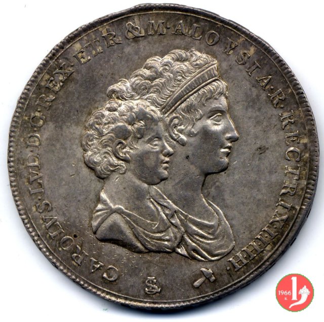 1/2 dena o 5 lire fiorentine 1804 (Firenze)