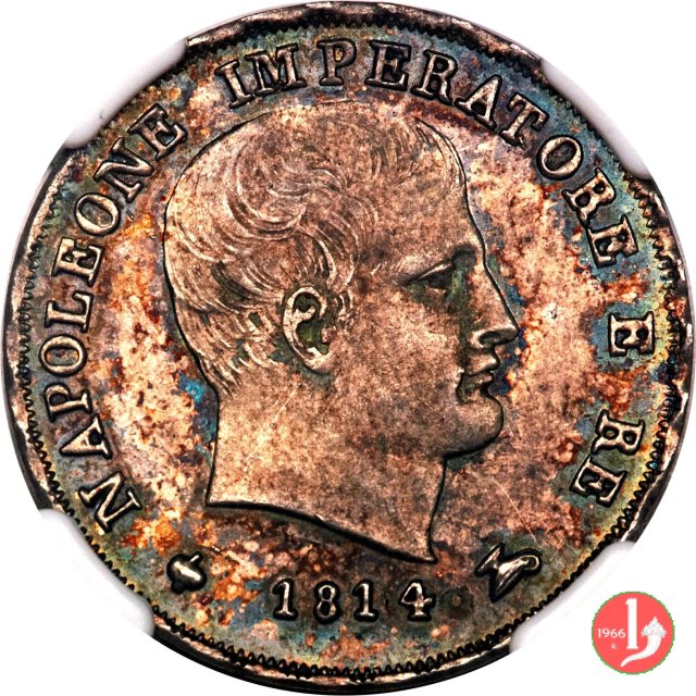 15 soldi 1814 (Milano)