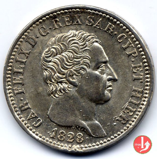 1 lira 1828 (Genova)