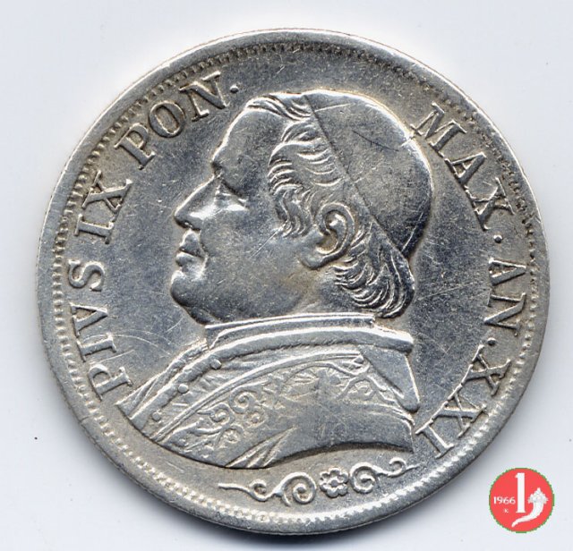 1 lira 1866 (Roma)