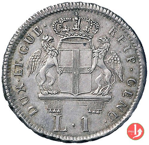 1 lira nuova 1795 (Genova)