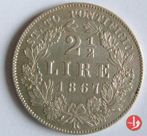 2,5 lire 1867 (Roma)